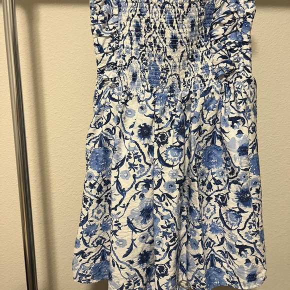 Abercrombie & Fitch Strapless blue dress - Picture 2 of 3